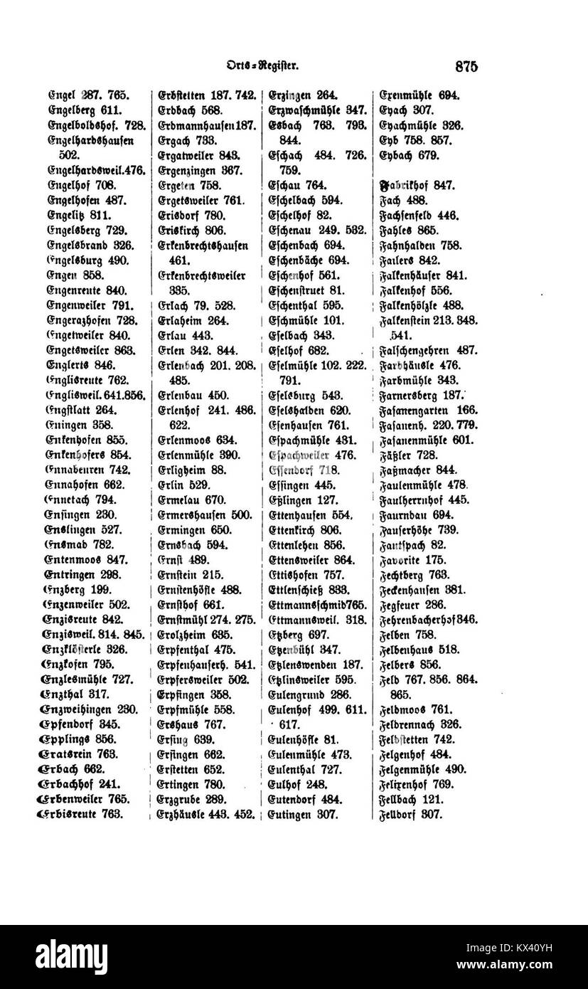 Dieses detaillierte historische Werk befasst sich mit dem Königreich Württemberg und fokussiert sich auf politische Struktur, Regierungsführung und historische Ereignisse, wie in Band III, Seite 875 einer Reihe Deutscher Königreiche dokumentiert. Stockfoto