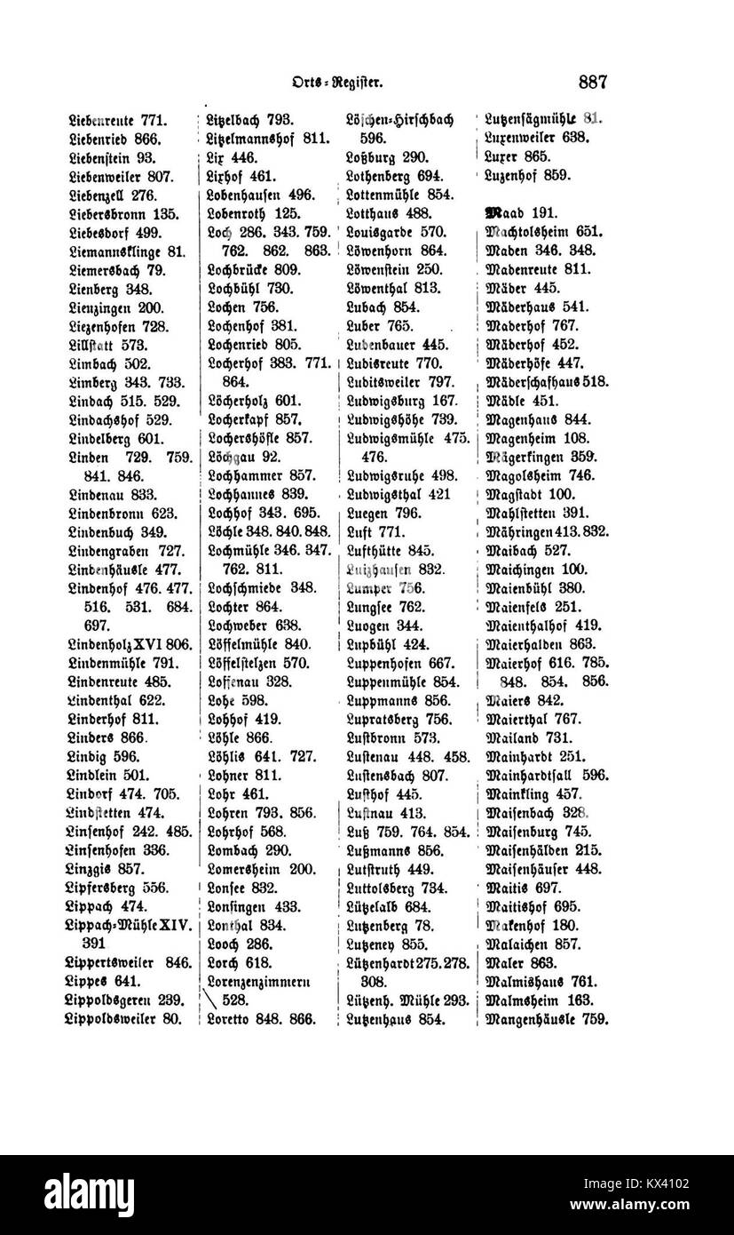 Diese Seite von „das Königreich Württemberg“ stellt wichtige historische Aspekte des Königreichs vor, darunter Regierungsführung, Gesellschaft und politische Entwicklungen des 19. Jahrhunderts. Stockfoto