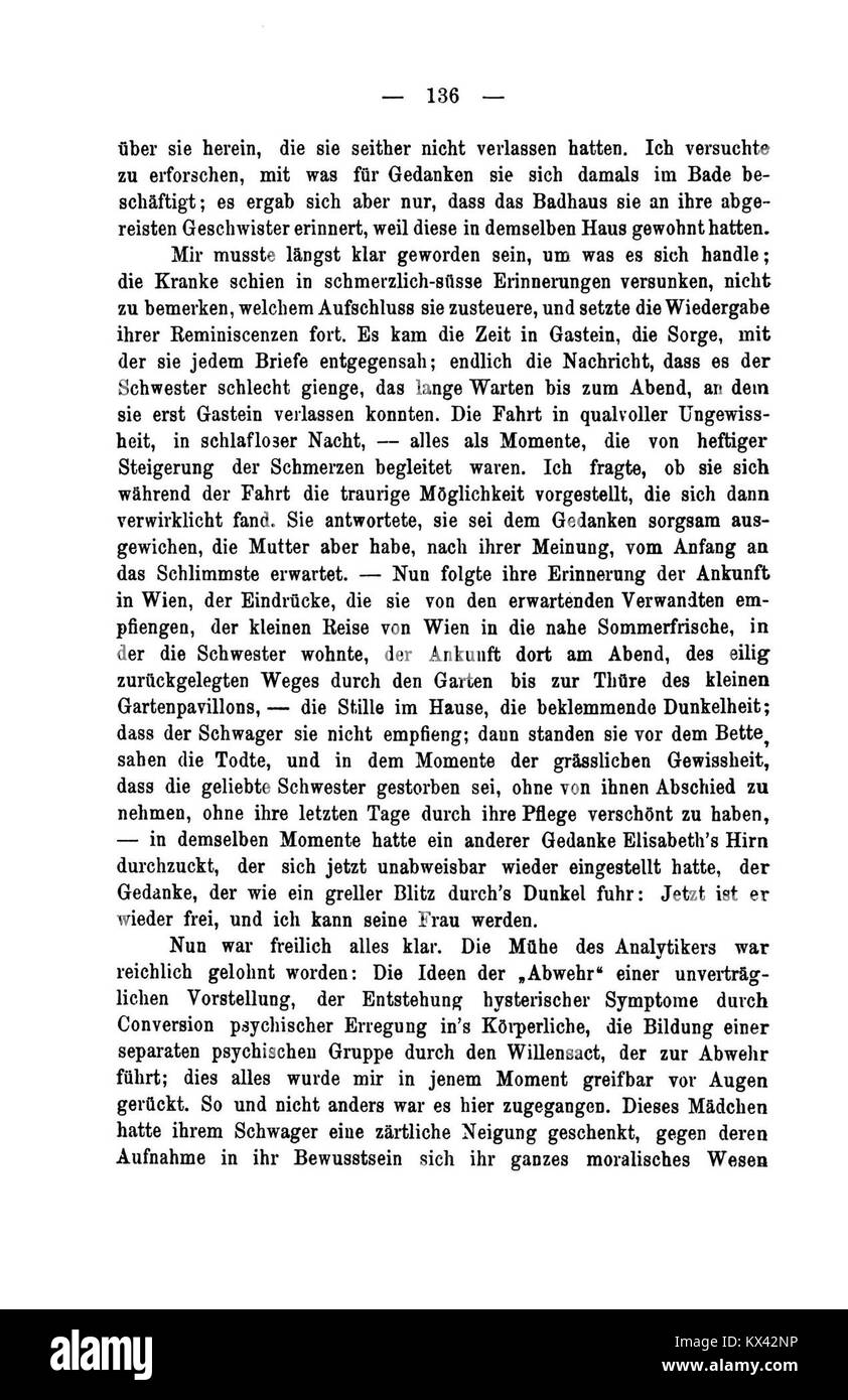 „De Studien über Hysterie“ ist eine Arbeit, die Hysterie durch wissenschaftliche und psychologische Linsen untersucht. Es gibt Einblicke in das historische Verständnis der psychischen Gesundheit und die Behandlung der Hysterie im 19. Jahrhundert. Die Studie untersucht, wie Hysterie wahrgenommen wurde und wie sich medizinische Ansätze im Laufe der Zeit entwickelten. Stockfoto