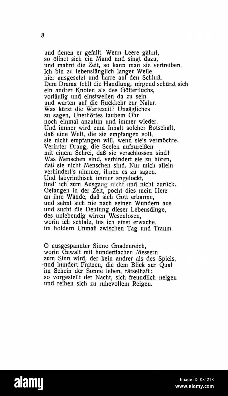 „De Traumstück“ von Kraus, ein literarisches Werk, das sich mit narrativen Strukturen, thematischen Elementen und Charakterentwicklung in der Literatur des frühen 20. Jahrhunderts befasst. Stockfoto