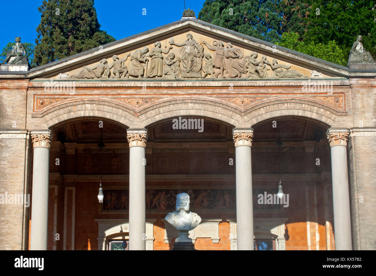 BRD, Baden-Württemberg, Baden-Baden, Trinkhalle, erbaut 1839-42 von Heinrich Hübsch Stockfoto