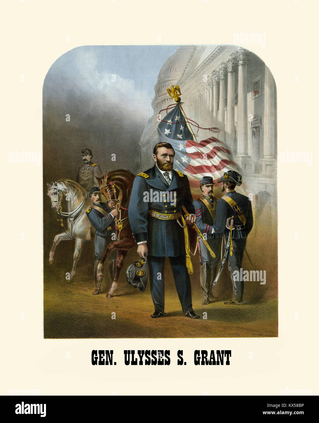 General Ulysses S. Grant Stockfoto