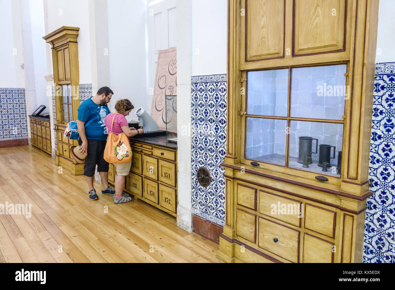 Coimbra Portugal,Universität von Coimbra,Universidade de Coimbra,Museu da Ciencia,Wissenschaftsmuseum,Naturhistorische Galerie,Ausstellungsausstellung Sammlung m Stockfoto