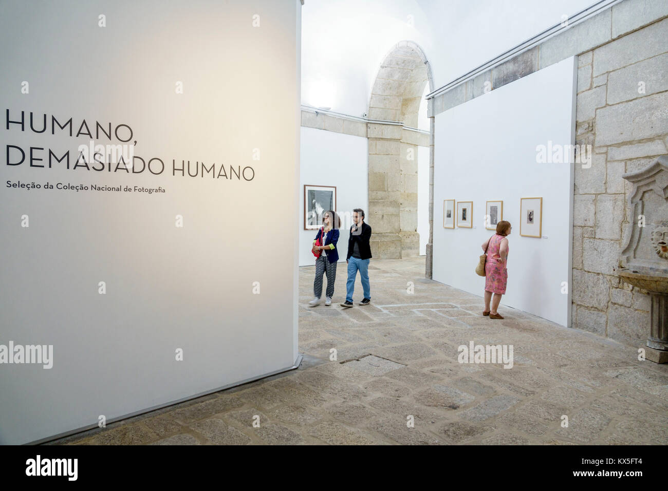 Porto Portugal, historisches Zentrum, Centro Portugues de Fotografia, Portugiesisches Fotozentrum, Museum, Ausstellungssammlung, Humano, dema Stockfoto