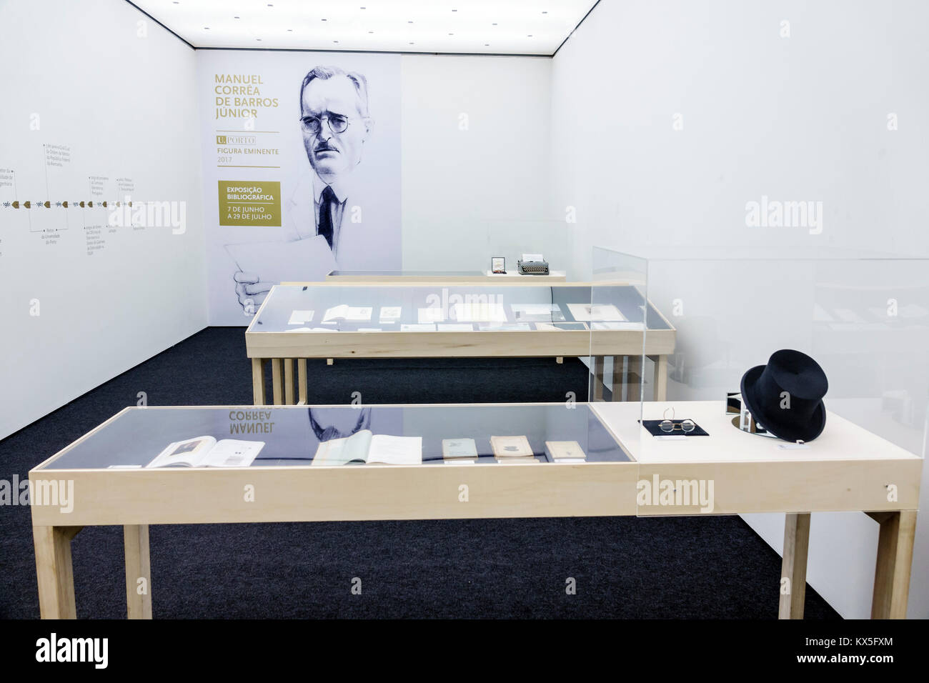 Porto Portugal,historisches Zentrum,Praca Gomes Teixeira,Universidade do Porto,Universität Porto,Pfarrhaus,Ausstellungsausstellung Sammlung Manuel Correa de Ba Stockfoto