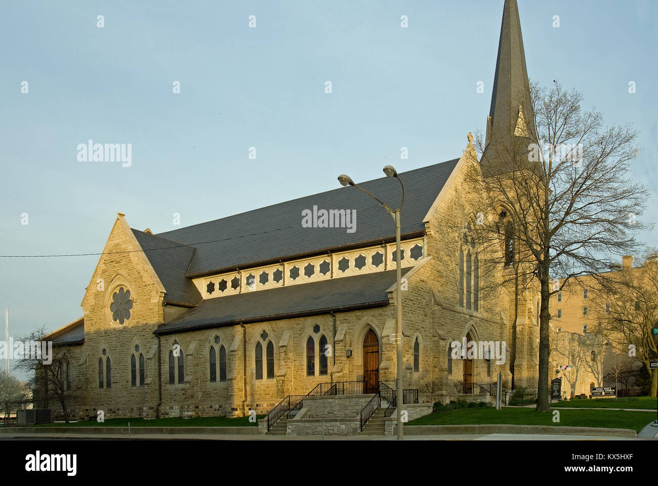 Die St Paul's Episcopal Church Flint, Michigan USA Stockfoto