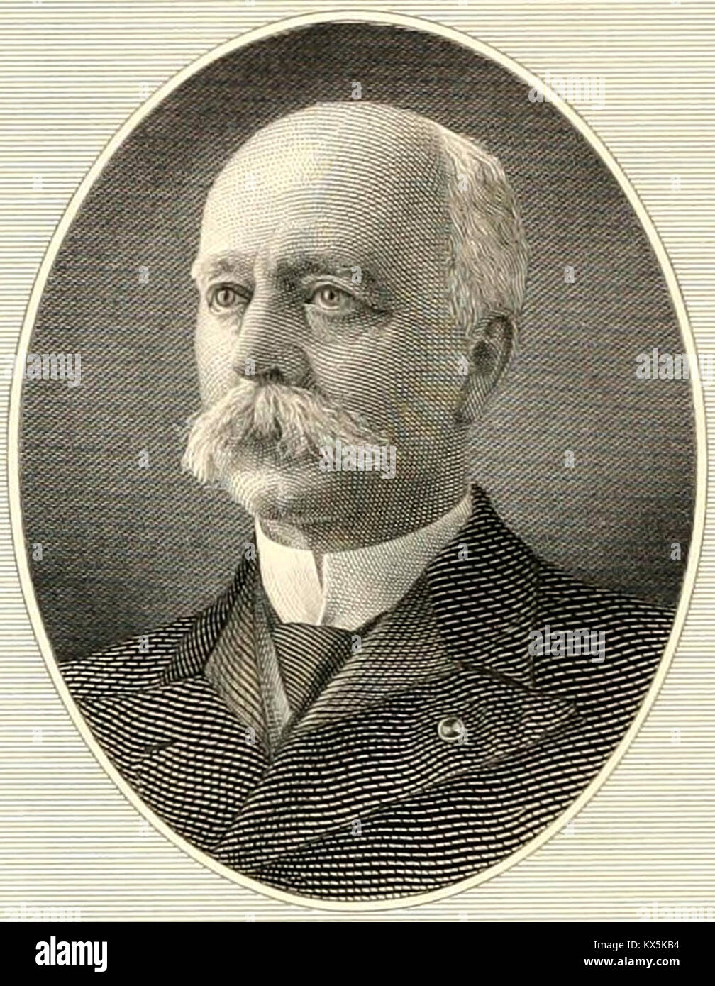 William Henry Parker, US-amerikanischer Rechtsanwalt, South Dakota Politiker, und amerikanische Bürgerkrieg Veteran Stockfoto