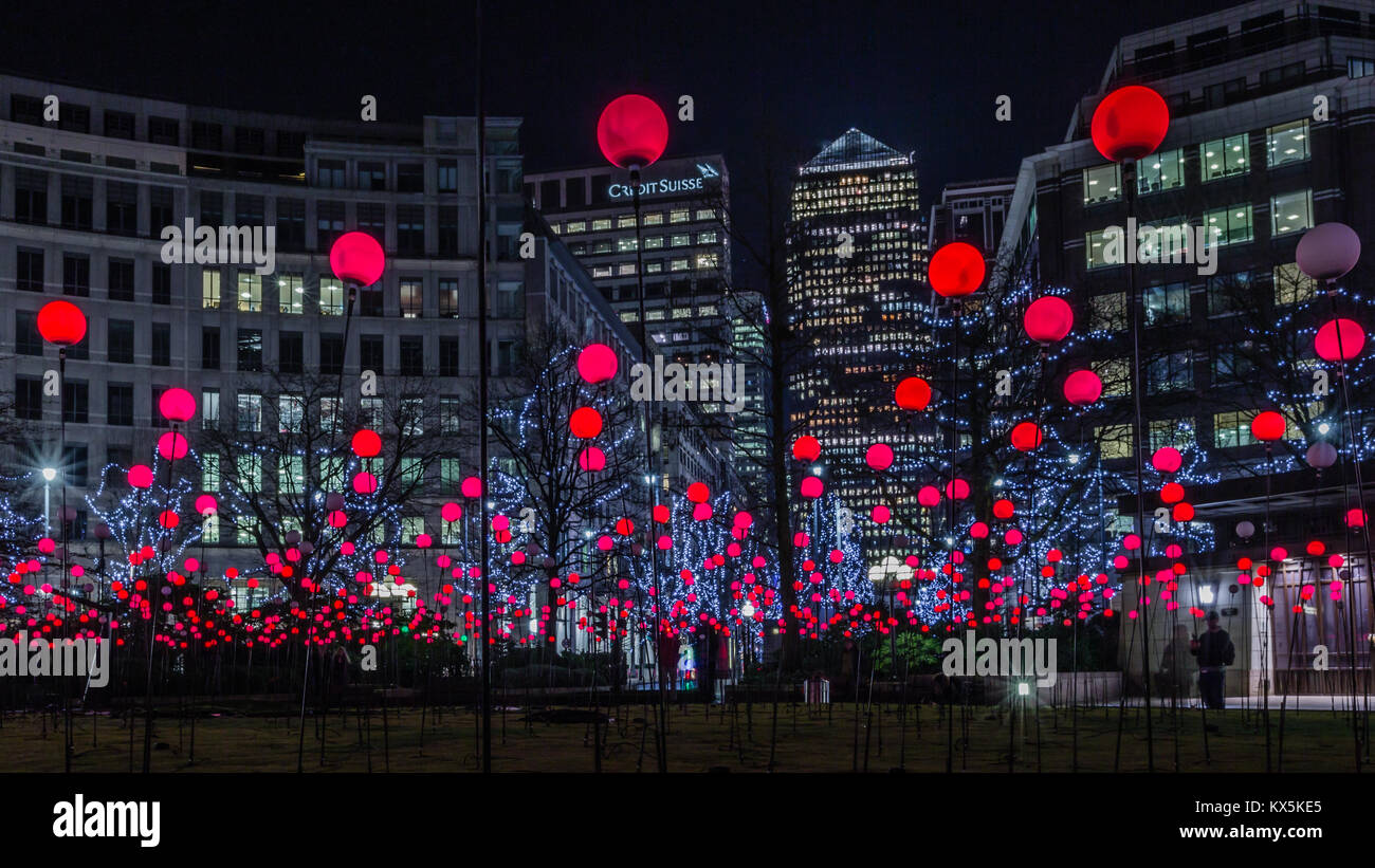 Winter Lights Festival Stockfoto