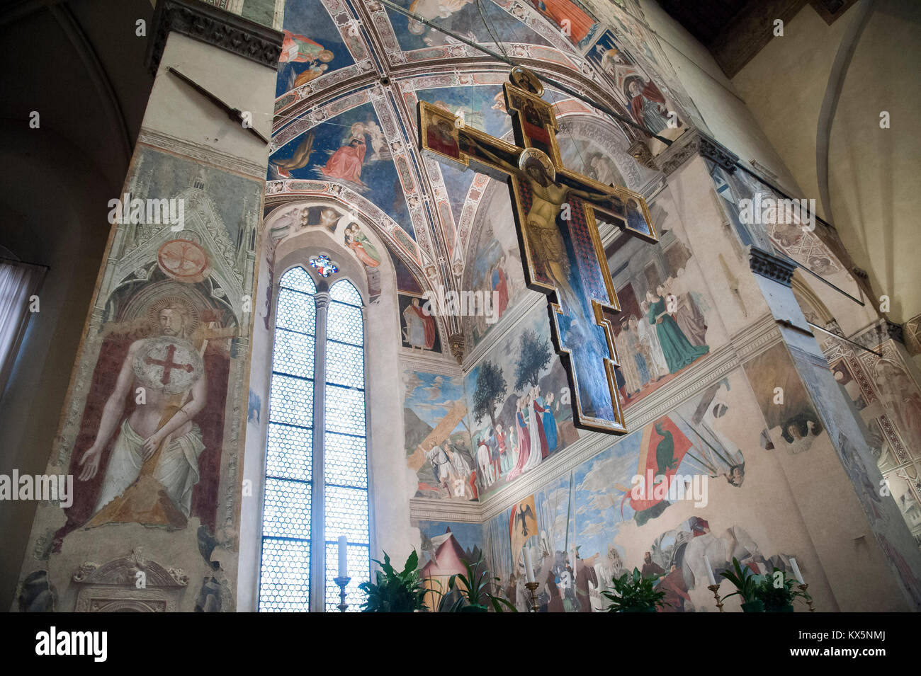 Freskenzyklus der Legende des Wahren Kreuzes von Piero della Francesca
