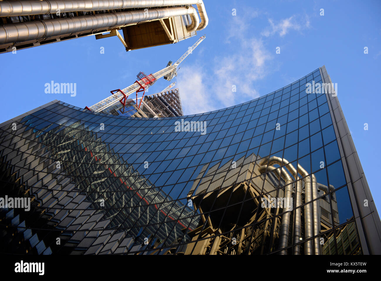 Willis Gebäude ist eine kommerzielle Wolkenkratzer in London benannt nach dem primären Mieter, Willis Group. Es ist auf der Lime Street in der City von London Stockfoto