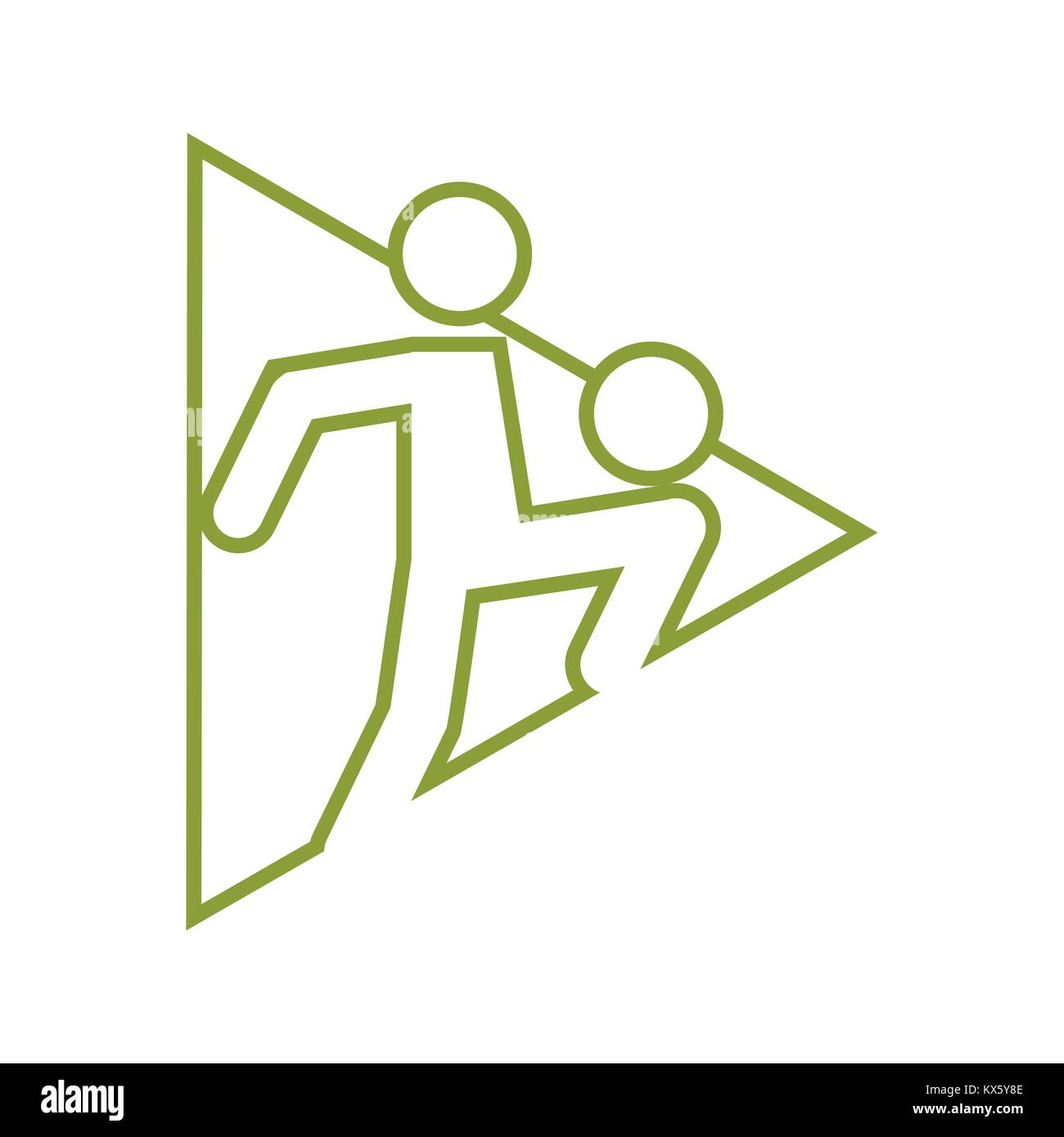 Dreieck Form Fußball Fußball Jonglieren Sport Überblick Abbildung Symbol Vektor Illustration Graphic Design Stock Vektor