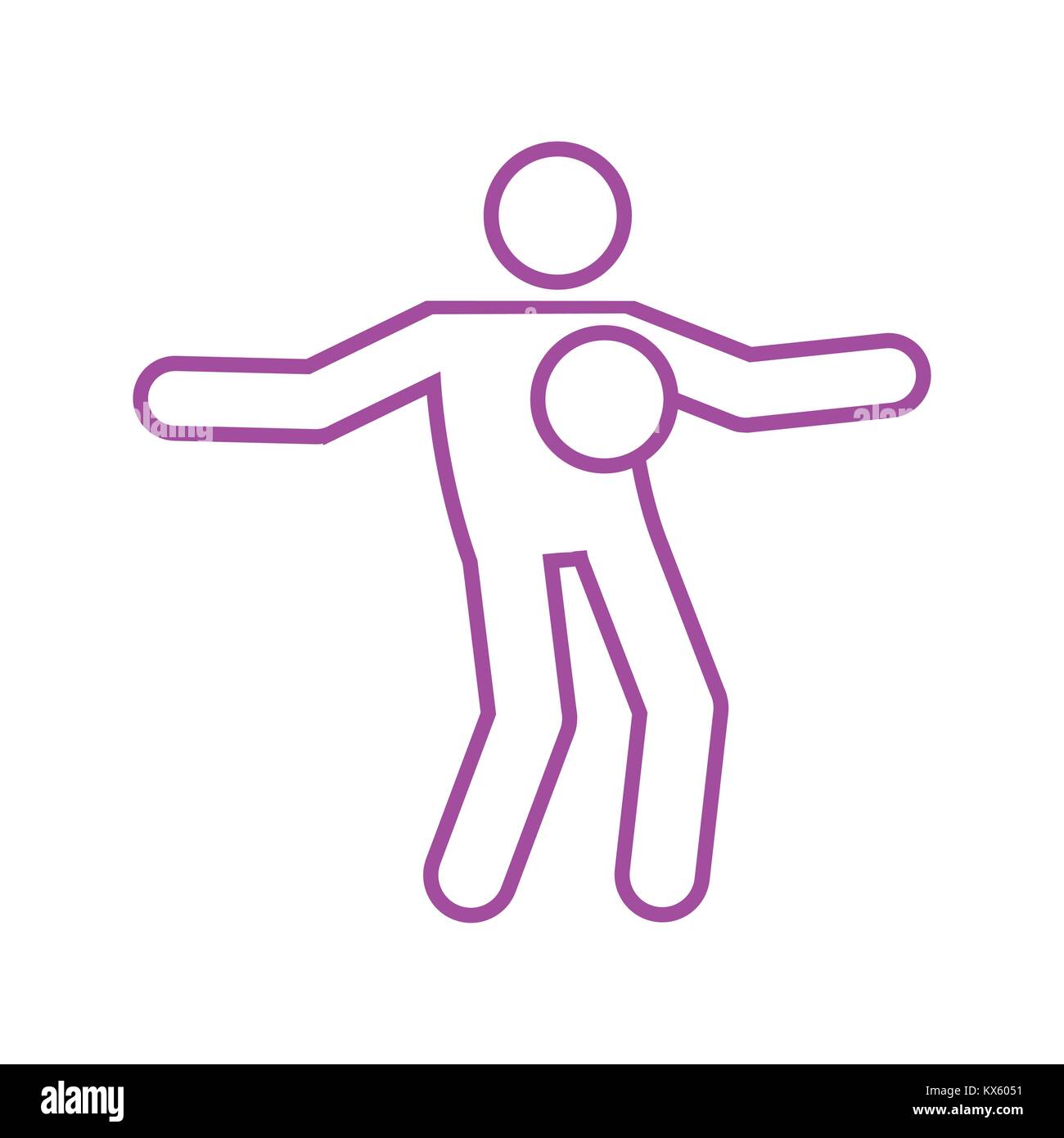 Freestyle Fußball Fußball Sport Übersicht Abbildung Symbol Vektor Illustration Graphic Design Stock Vektor