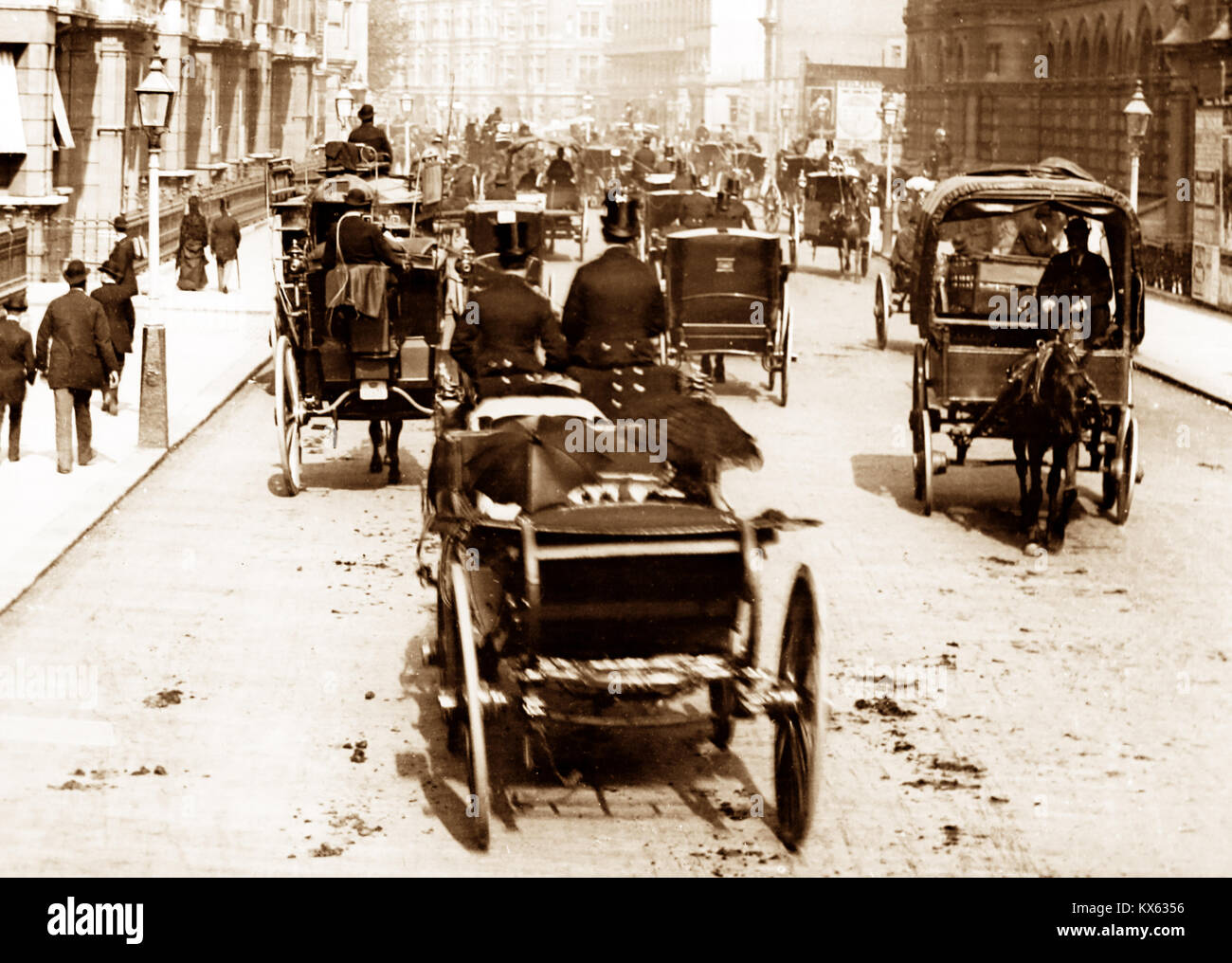 Victoria Street, London, Viktorianischen Periode Stockfoto
