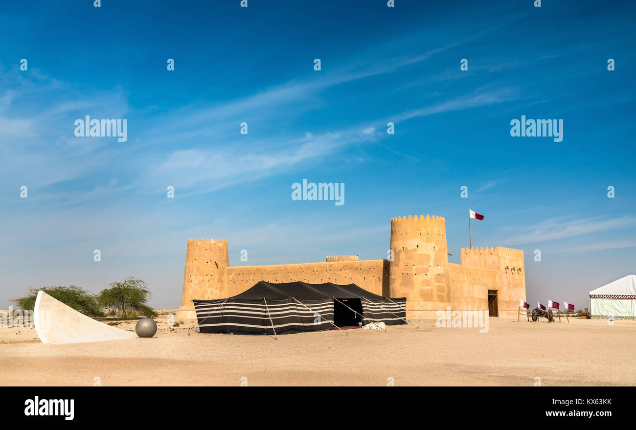 Al Zubara Fort in Katar, Naher Osten Stockfoto