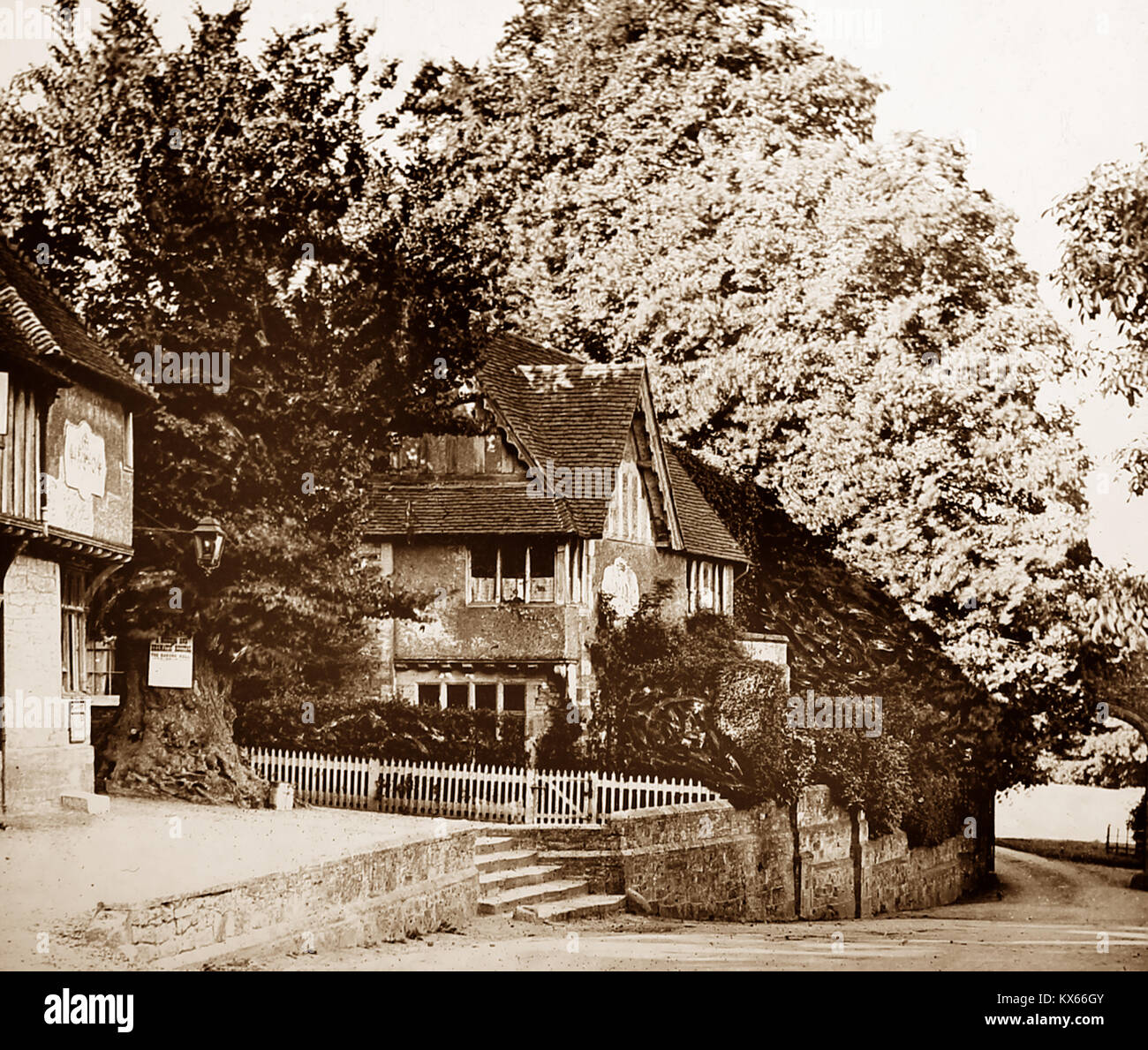 Penshurst Post, 1900 Stockfoto