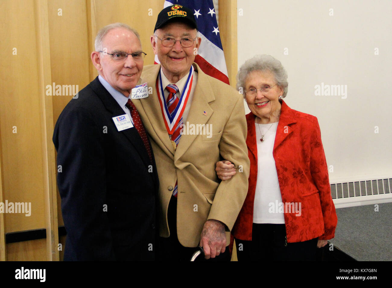 Die Universität von Utah bewirtet seine jährliche Veterans Day tribute Nov. 11, 2013. Veranstaltungen inklusive einem Panel über Frauen in bekämpfen; eine Preisverleihung für die Student Veteran des Jahres; Anerkennung für 11 Veteranen aus dem Zweiten Weltkrieg, Korea, und Vietnam; und ein Mittagessen diese Veteranen zu ehren und zu danken, Anhänger der Arbeitgeber Unterstützung des Schutzes und der Reserve. Stockfoto
