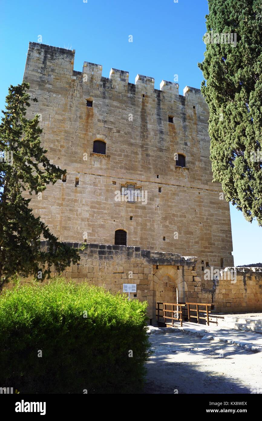 Kolossi Burg Kolossi, Zypern Stockfoto