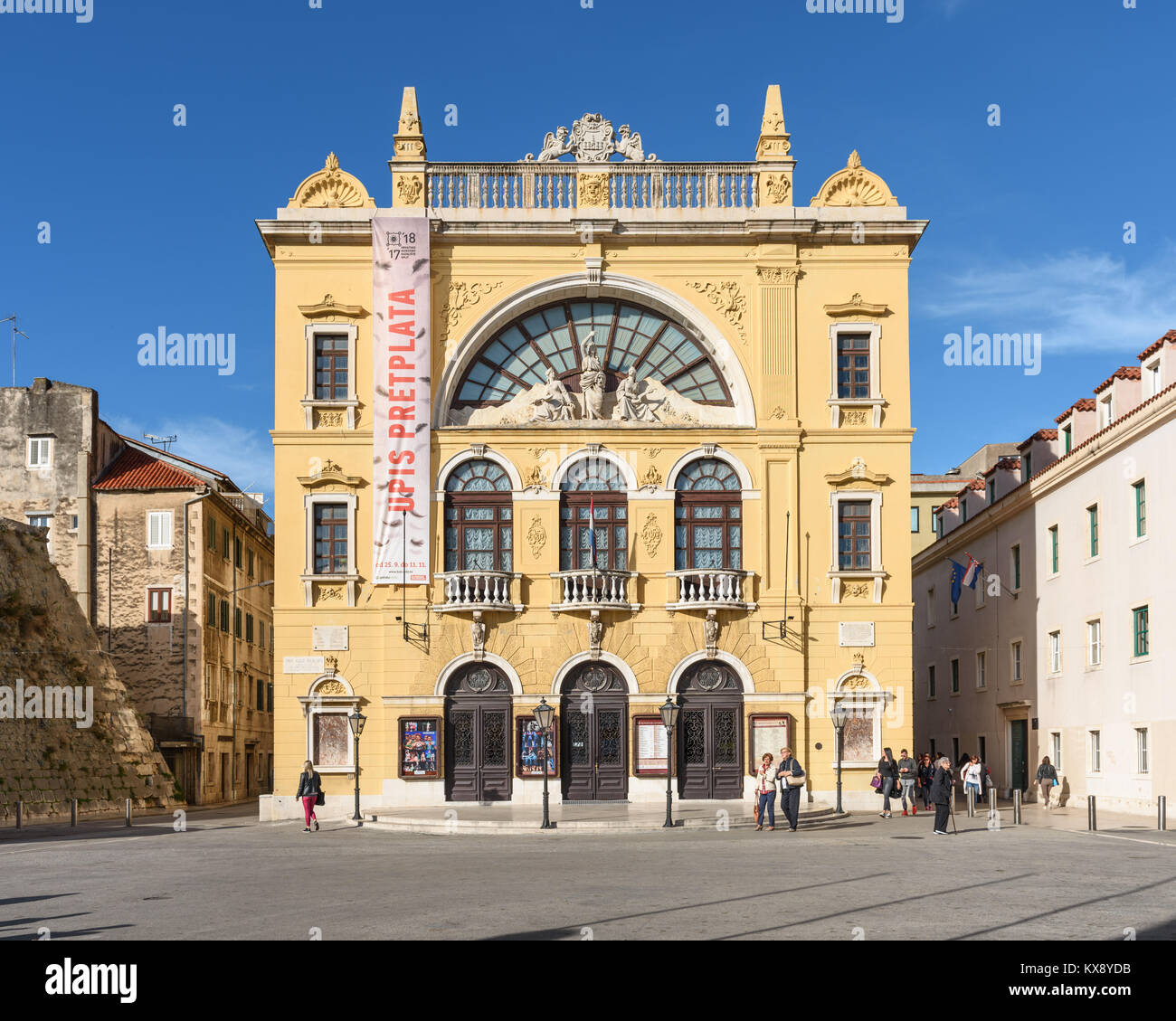 Kroatisches Nationaltheater, Split, Kroatien Stockfoto