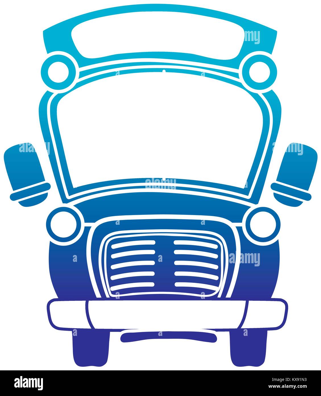 Busfahrer Silhouette Stock Vektorgrafiken Kaufen Alamy
