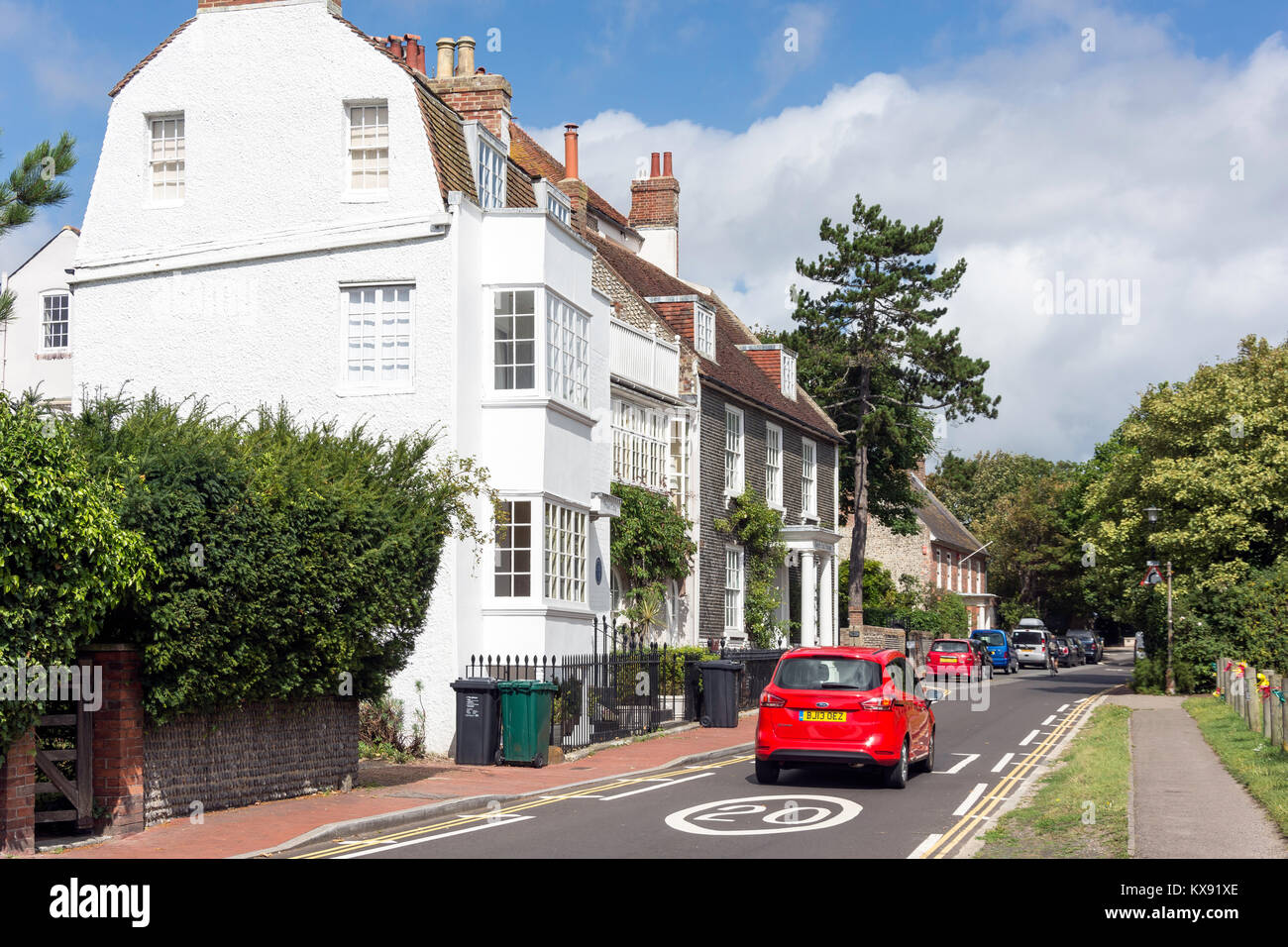 Die Grüne, Rottingdean, East Sussex, England, Vereinigtes Königreich Stockfoto