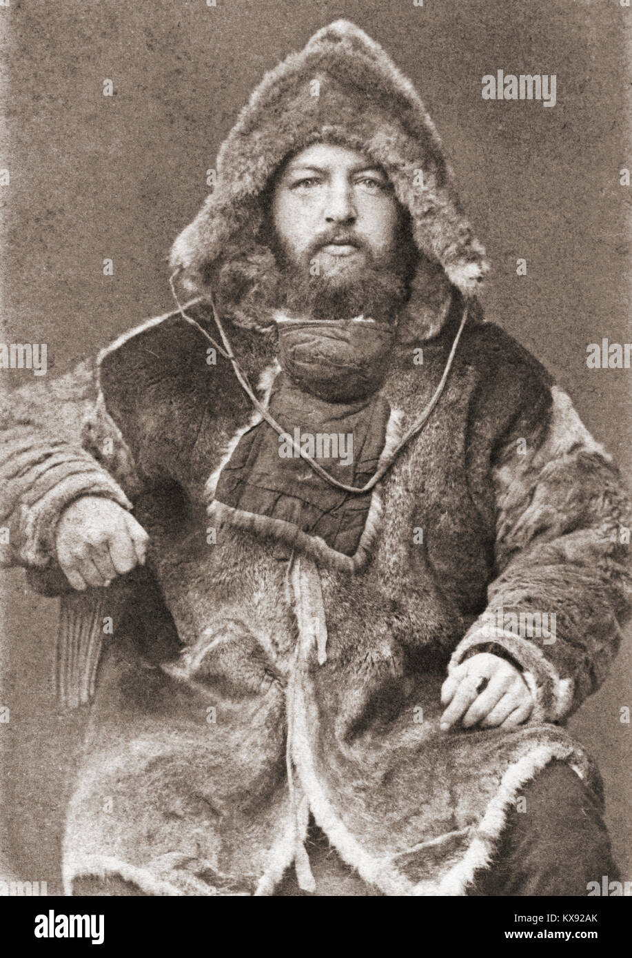 Alexander von Bunge, 1851-1930. Baltisch-deutsche Arzt, Zoologe und Arctic Explorer. Nach einem Foto aus dem 19. Jahrhundert. Stockfoto