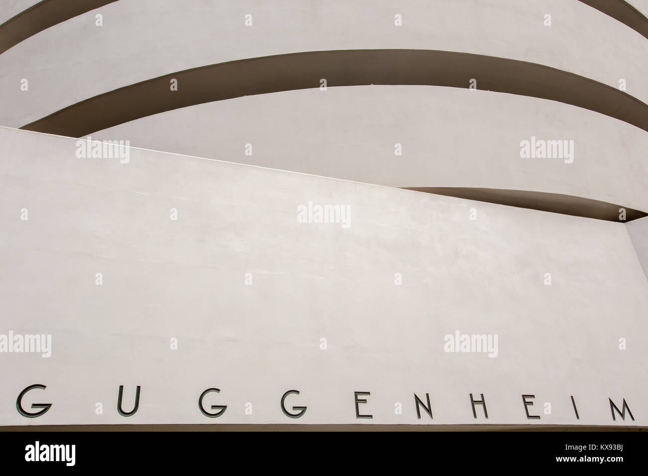 Der Solomon R. Guggenheim Museum, New York Stockfoto