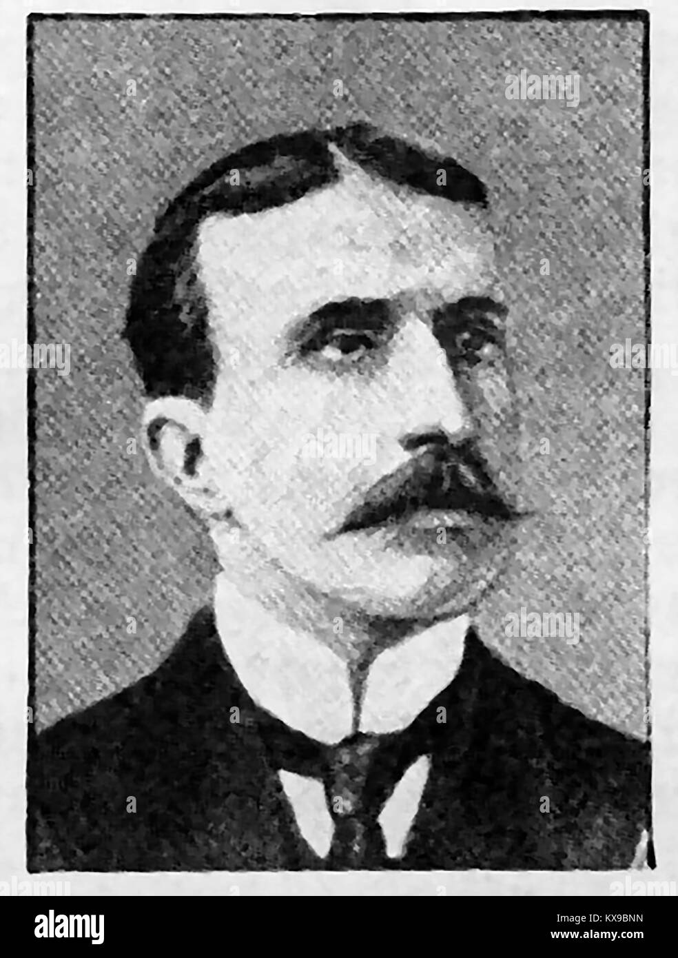 Augusto B Leguia - ein Porträt des Präsidenten von Peru im Jahr 1909 Stockfoto