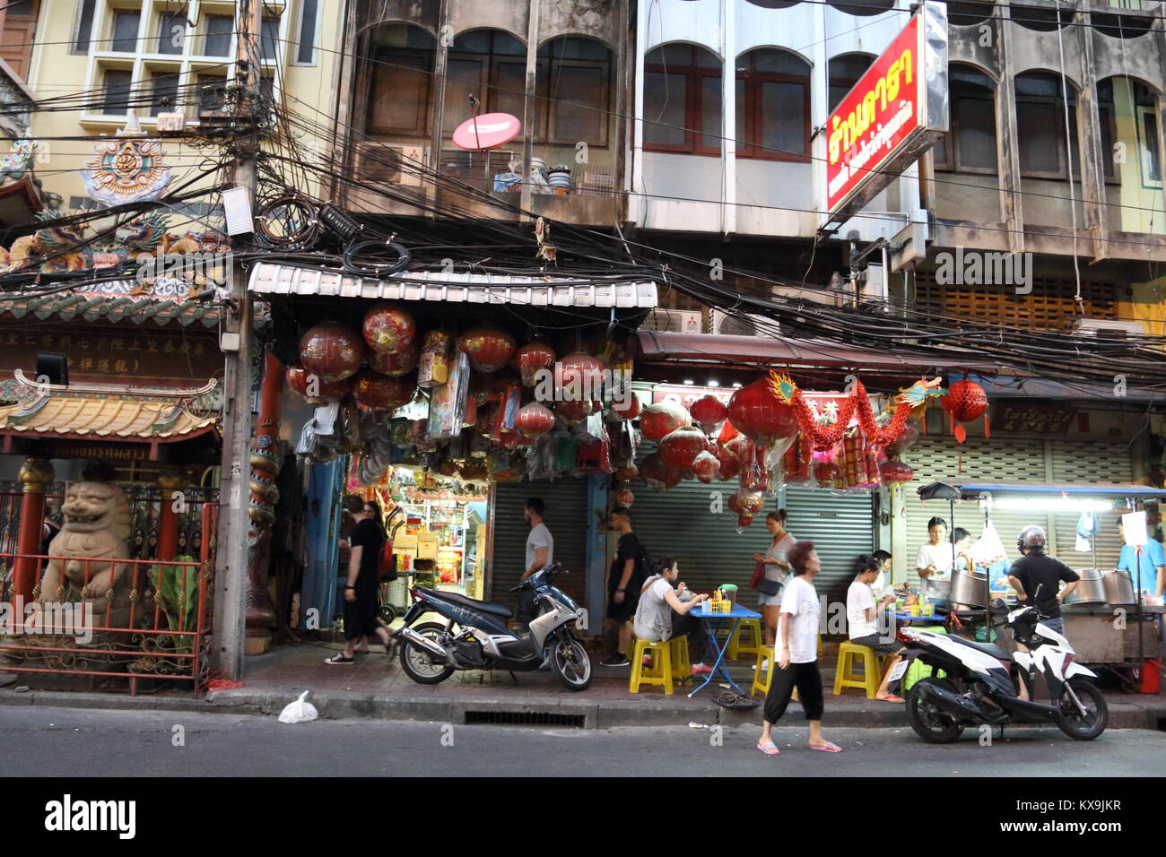 Informelle Wirtschaft runde Chinatown, Bangkok, Thailand Stockfoto
