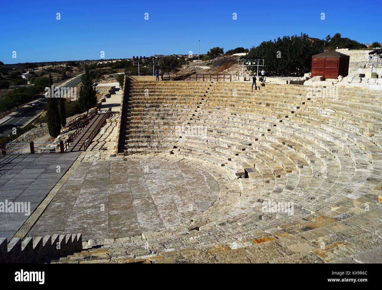 Das Amphitheater von Kourion, Zypern Stockfoto