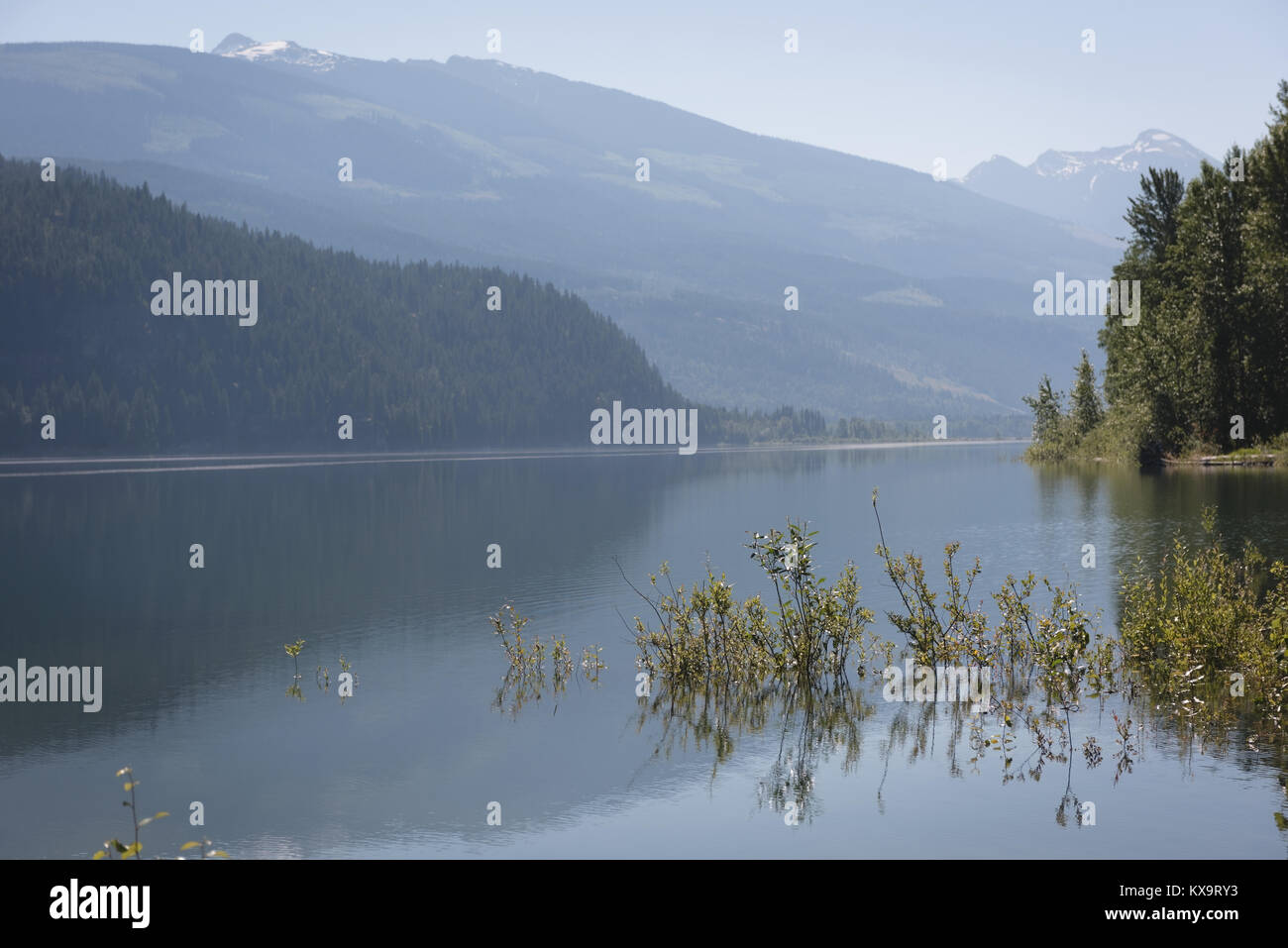 Schönen Berge und See Stockfoto