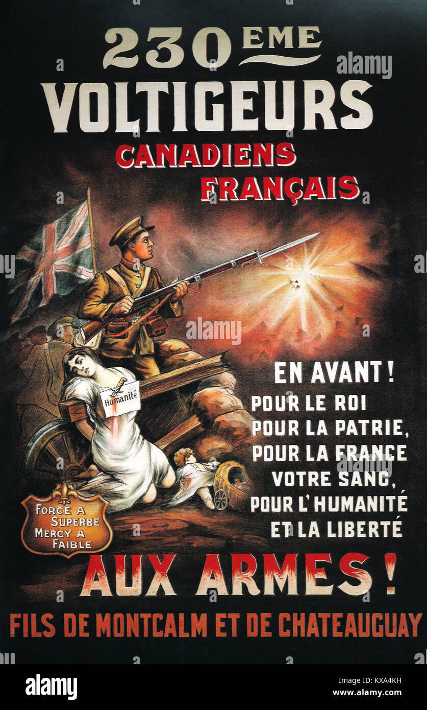 230 eme Voltigeure Stockfoto