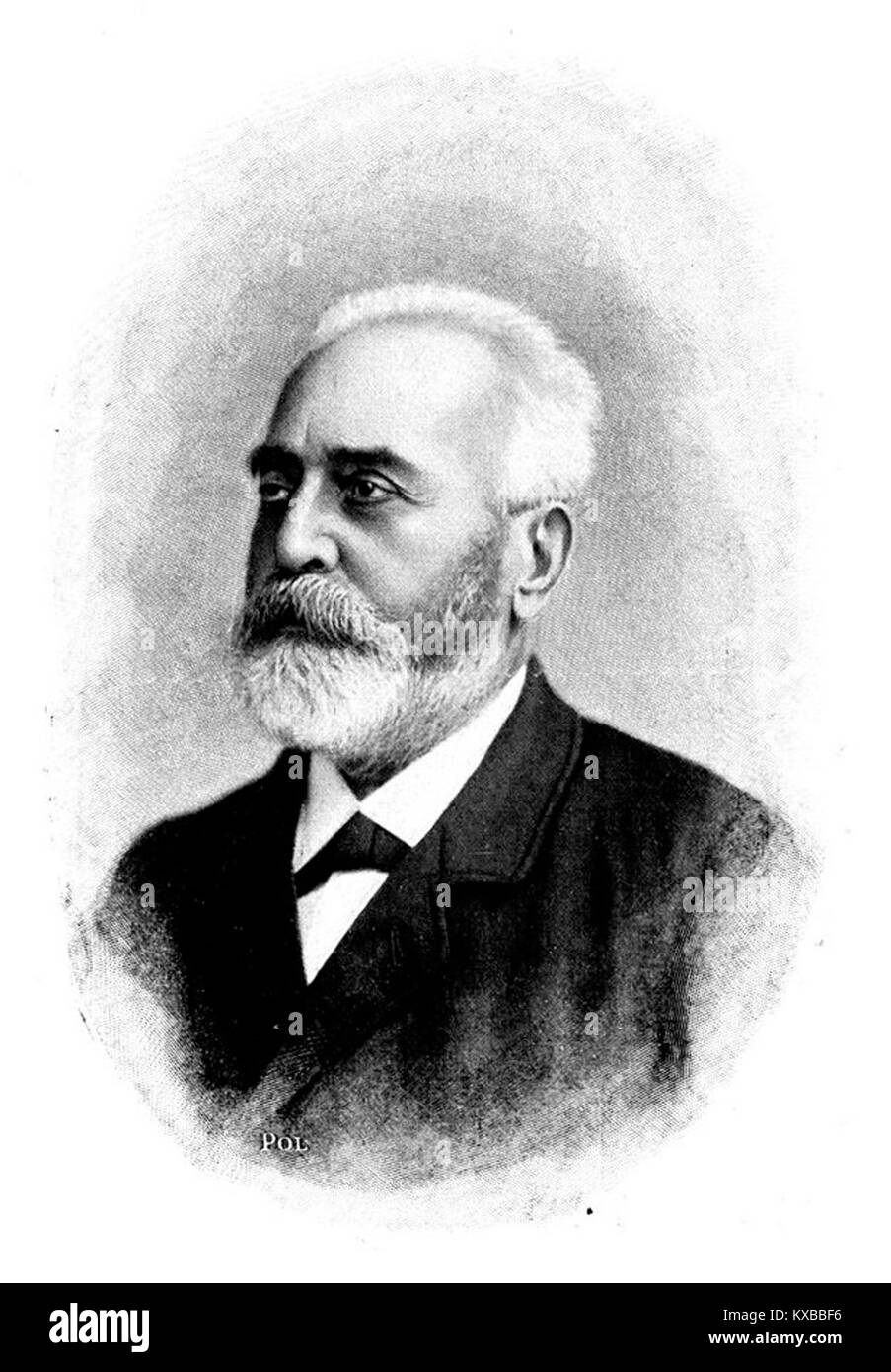 Jakob Hunziker (1827–1901) war ein Schweizer Ingenieur und Erfinder, der für seine Beiträge zur Entwicklung früherer Telekommunikationssysteme und technischer Innovationen in der Schweiz im 19. Jahrhundert anerkannt wurde. Stockfoto
