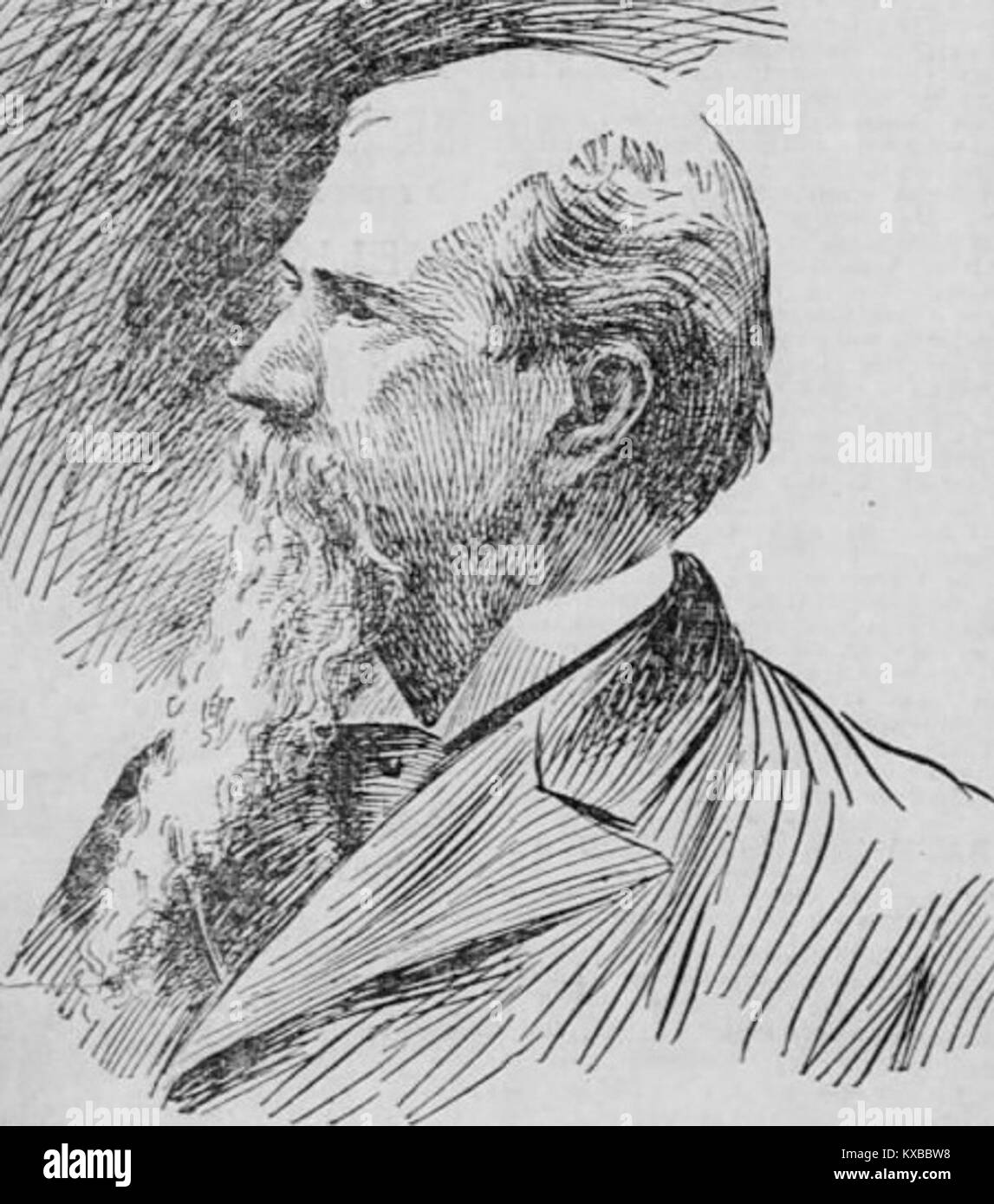 James A. Johnson war ein US-amerikanischer Politiker, der als Kongressabgeordneter und Vizegouverneur in Kalifornien diente und zur Staatsführung und zur Entwicklung der Gesetzgebung beitrug. Stockfoto