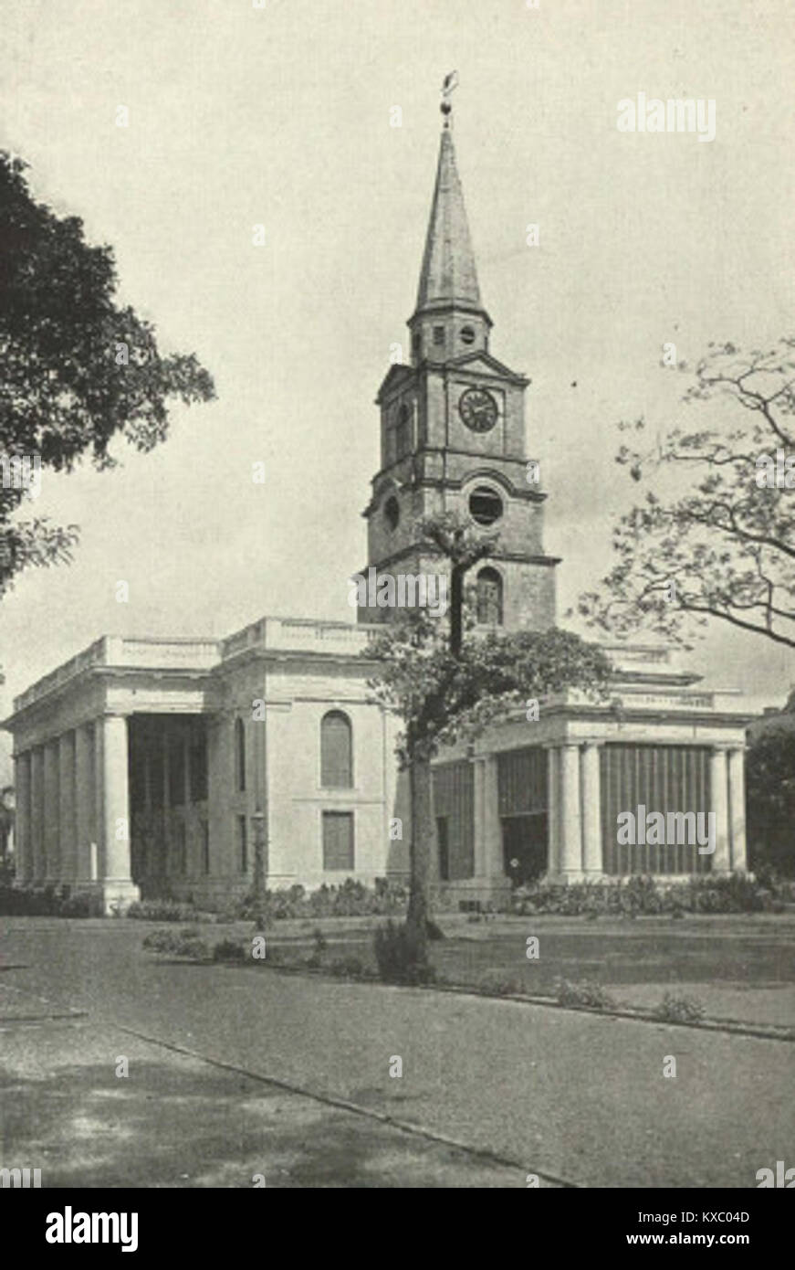 Die St. John's Church, 1905 erbaut, ist ein wichtiges Beispiel für die Kirchenarchitektur des frühen 20. Jahrhunderts in ihrer Gemeinde. Die Kirche steht als religiöses Zentrum mit historischer und architektonischer Bedeutung. Stockfoto