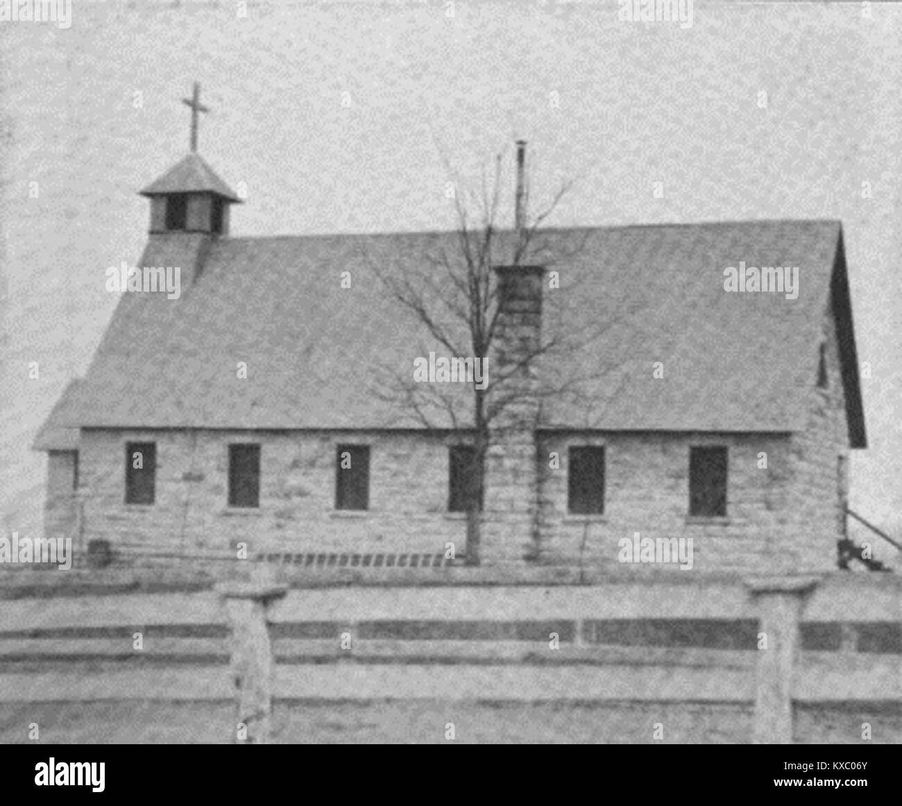 St. Matthew's Episcopal Church in Charleston, West Virginia, ist bekannt für ihre neugotische Architektur. Die im 19. Jahrhundert erbaute Kirche ist nach wie vor eine wichtige spirituelle und historische Stätte in der Region. Stockfoto
