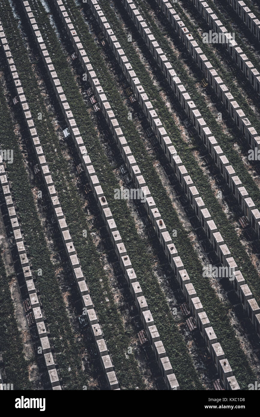 Einzigartige Friedhof in Singapur Stockfoto