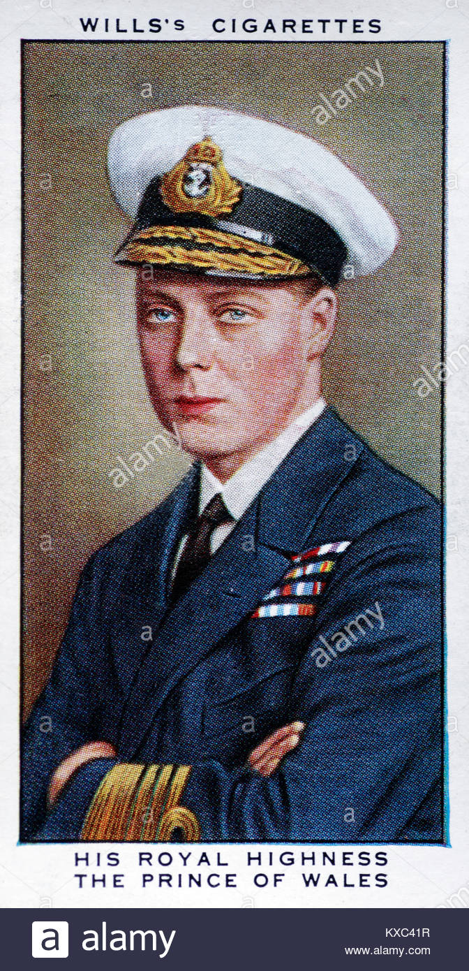 Die Regierungszeit von König George V - Die Königliche Hoheit der Prinz von Wales Stockfoto