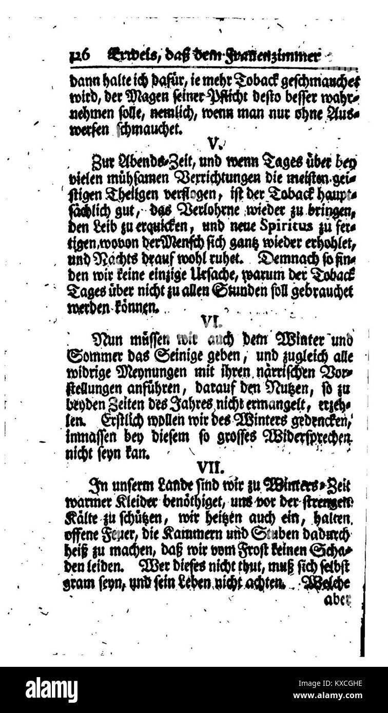 Eine Seite aus der „vernünftige Untersuchung Frauen Rauchen“, die Ansichten zum Tabakkonsum und zu gesellschaftlichen Reaktionen von Frauen dokumentiert und Geschlechterrollen im historischen Gesundheitsdiskurs reflektiert. Stockfoto