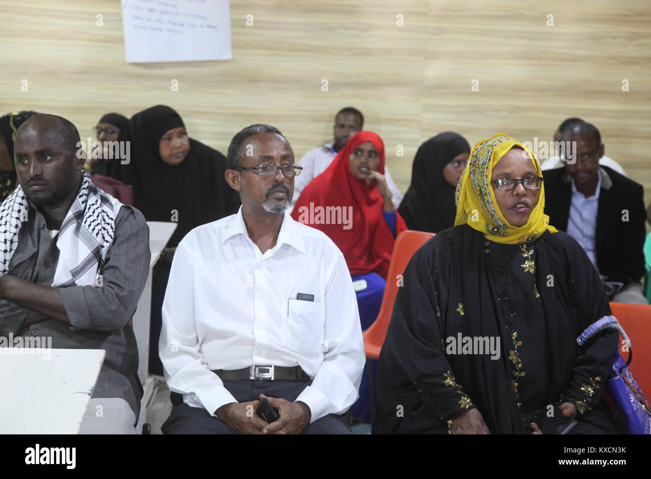 Das Foto aus dem Jahr 2016 mit dem Titel „25 Women Political Participation-1“ dokumentiert eine Gruppe von Frauen, die an einer politischen oder bürgerlichen Veranstaltung beteiligt sind, bei der die Vertretung von Frauen und ihre Beteiligung an der Regierungsführung gefördert werden. Stockfoto