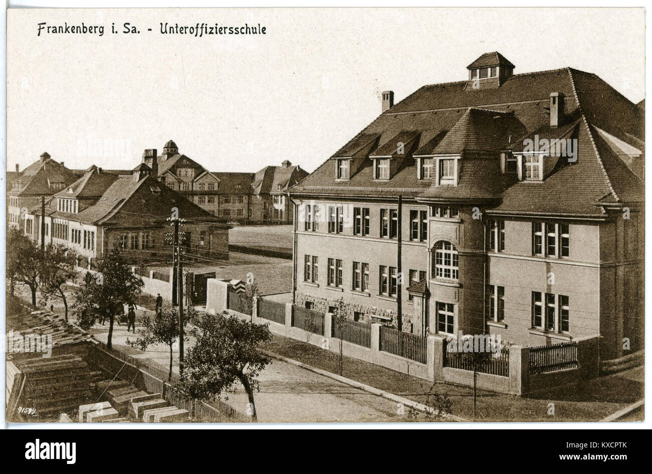 20658 - Frankenberg 1917 - Unteroffiziersschule-Brück&Sohn Kunstverlag Stockfoto