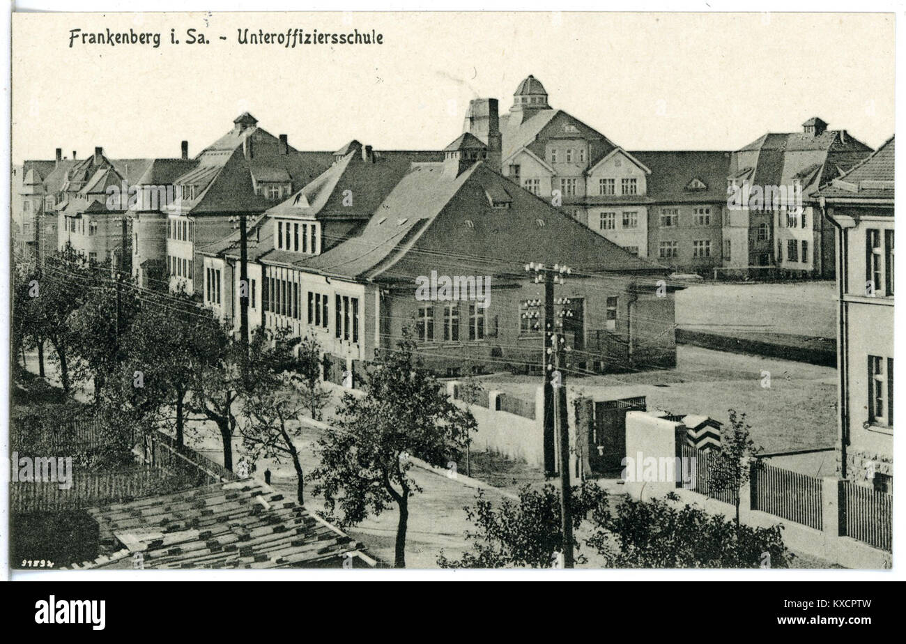 20662 - Frankenberg 1917 - Unteroffiziersschule-Brück&Sohn Kunstverlag Stockfoto