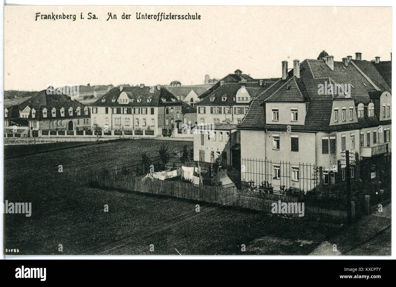 20664 - Frankenberg 1917 - Unteroffiziersschule-Brück&Sohn Kunstverlag Stockfoto