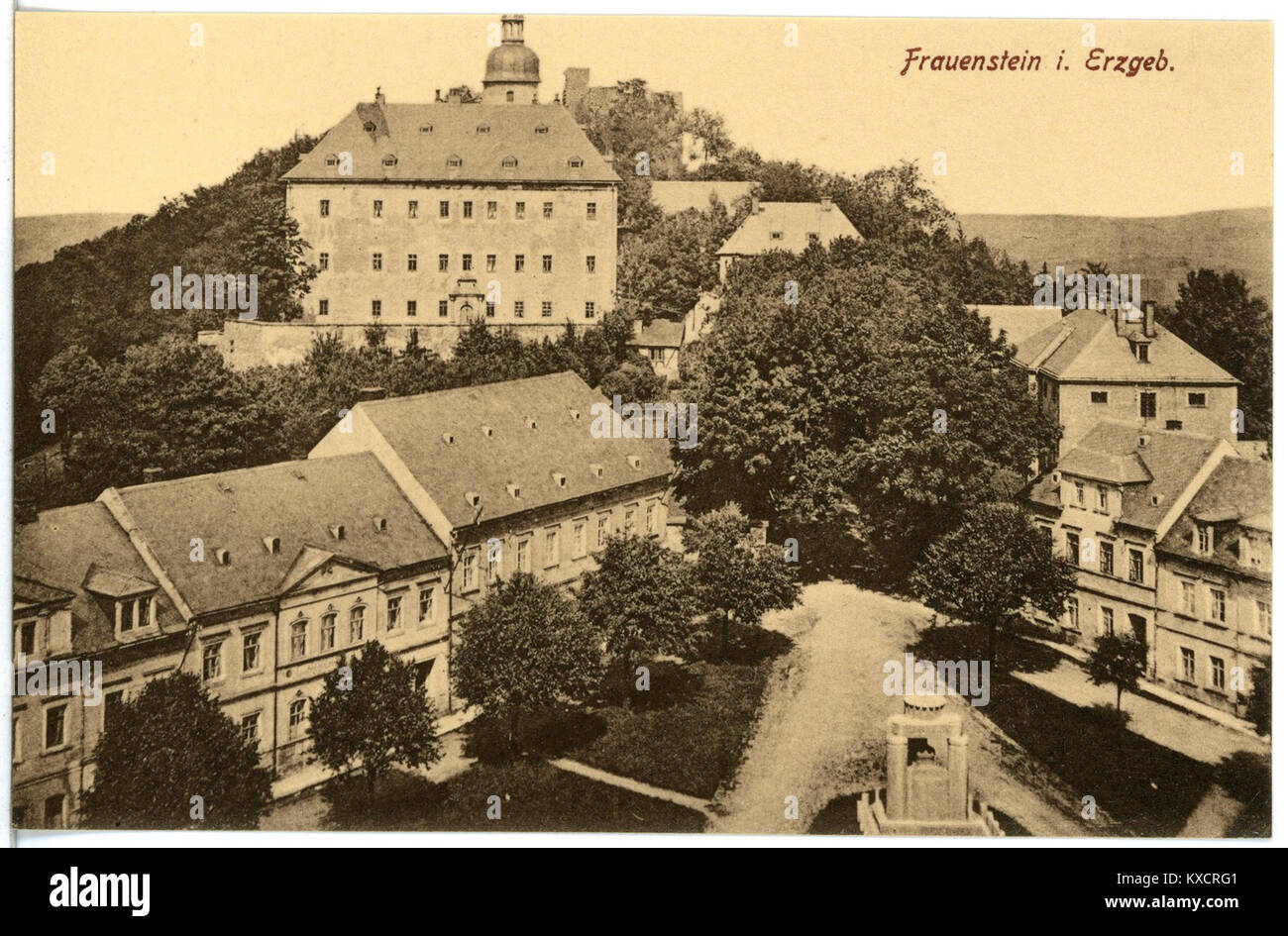 21037 - Frauenstein-1918 - Schloß - Brück & Sohn Kunstverlag Stockfoto