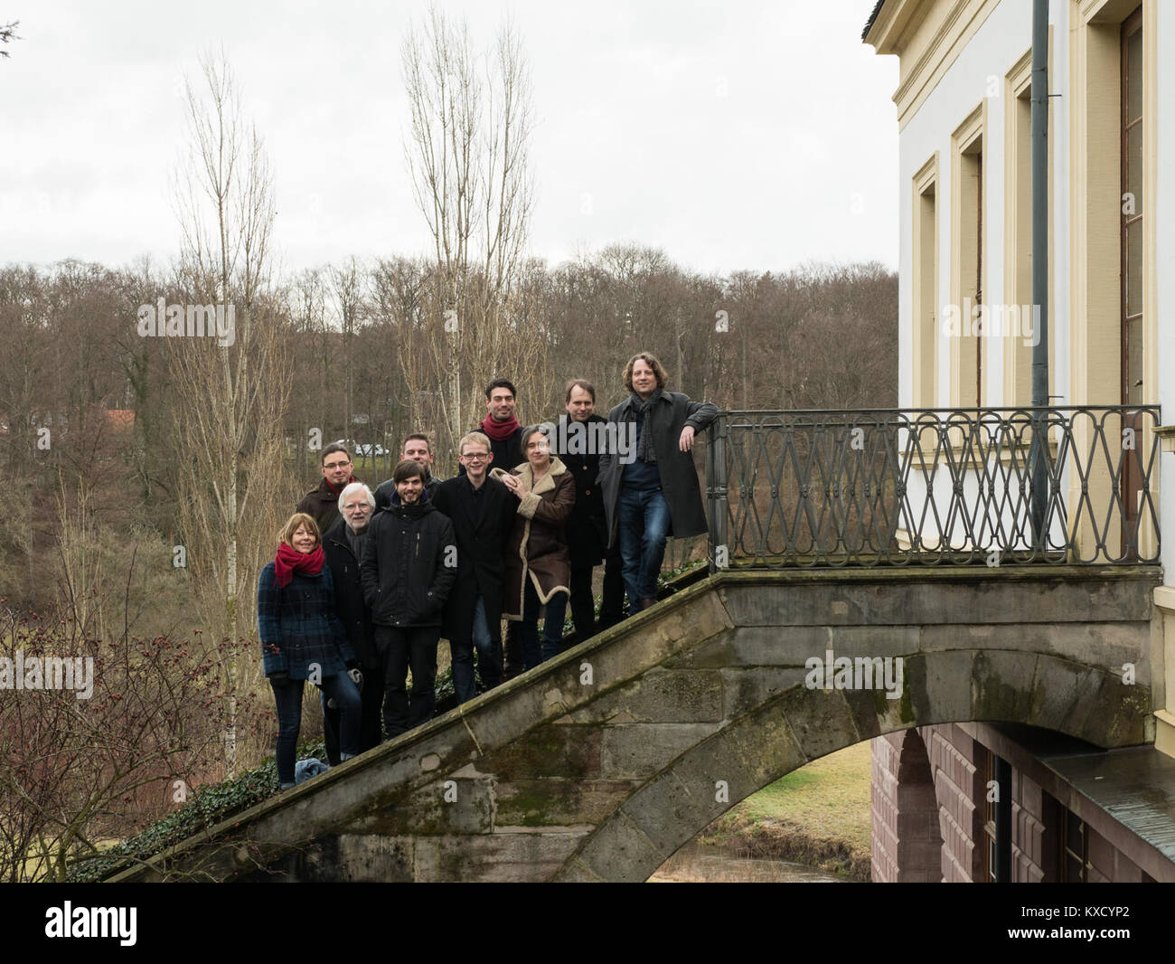 Bericht über die 4. Präsidiumssitzung von Wikimedia Deutschland, die im Januar 2016 in Weimar stattfand und sich auf freies Wissen, Governance und Projektkoordination konzentrierte. Stockfoto