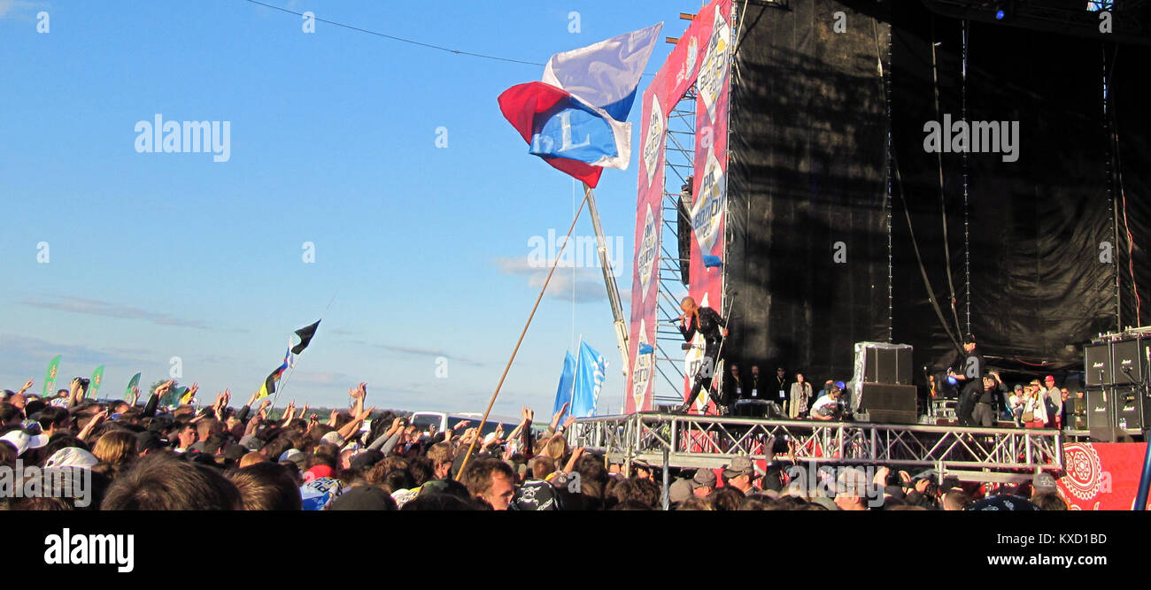 Verweis auf Skunk Anansie, eine britische Rockband, die für Live-Auftritte und musikalische Aufnahmen bekannt ist, mit Details über das jeweilige Ereignis oder die Performance nicht verfügbar. Stockfoto