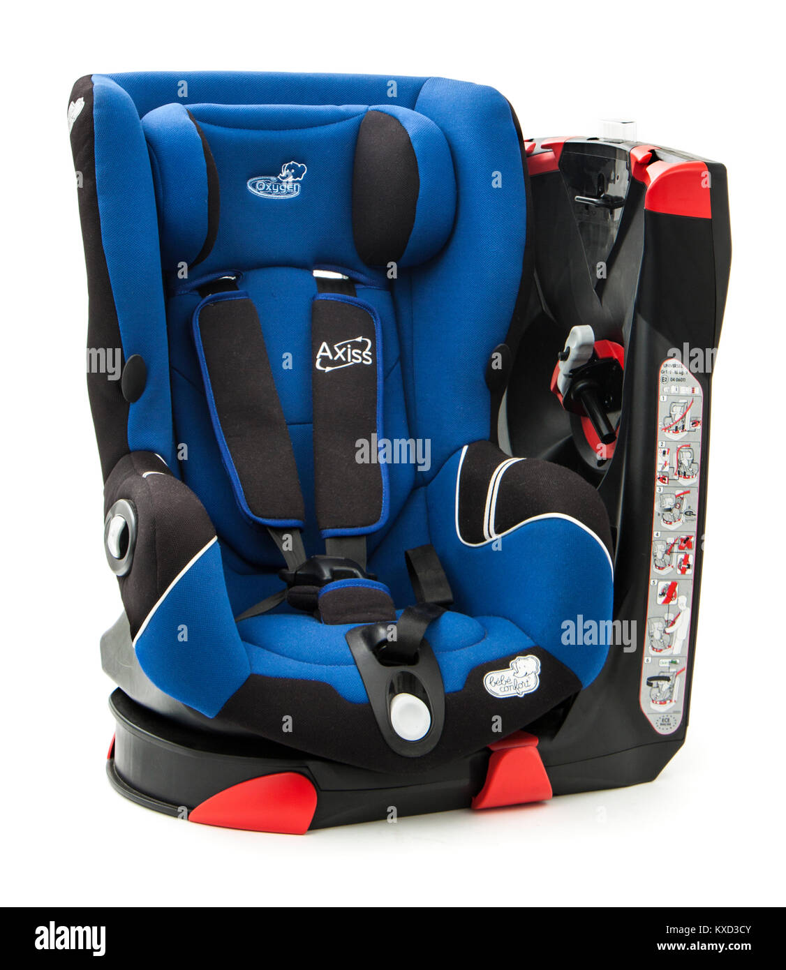 Bebe Confort Axiss'' schwenkbare Autositz für Kinder im Alter zwischen 9 Monaten bis 4 Jahren (9-18 kg) Stockfoto