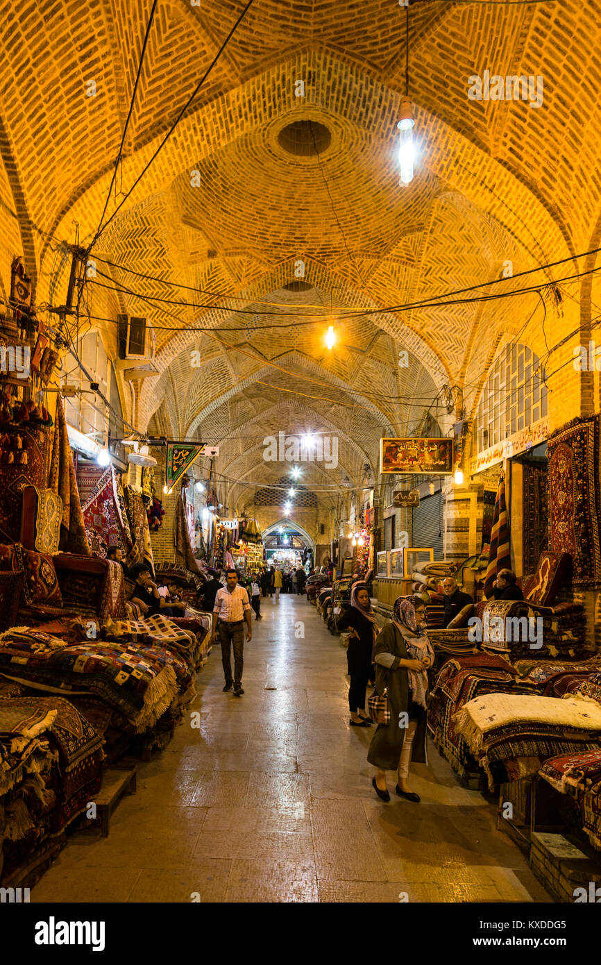 Bazar-e Vakil oder vakil Basar, Shiraz, Iran Stockfoto