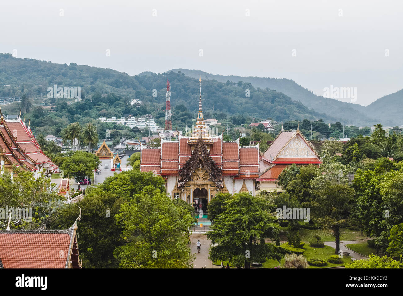 Foto von Wat Chalong Tempel, Insel Phuket, Thailand Stockfoto