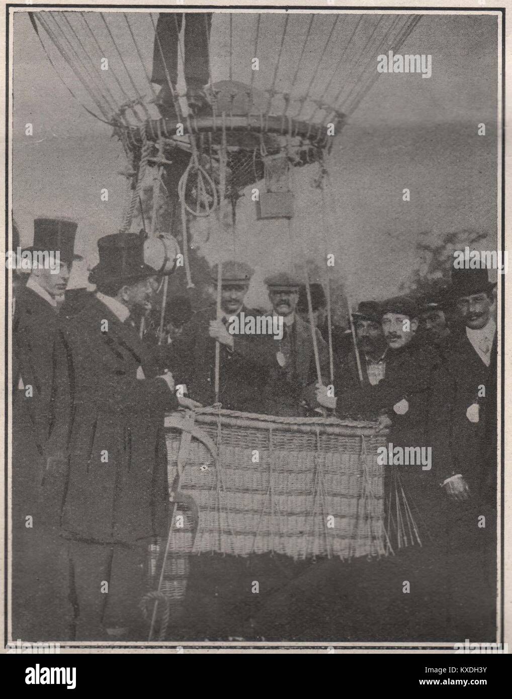 C.S. Rollen der englischen Luftschiffer. Sein Rekord war 290 Meilen Stockfoto