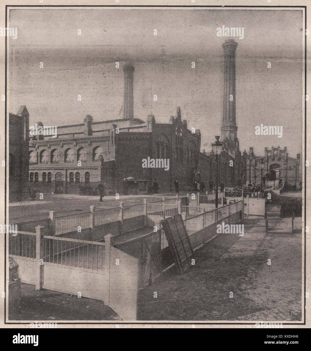 Stifte und Städtischen Schlachthof der Stadt Berlin Stockfoto